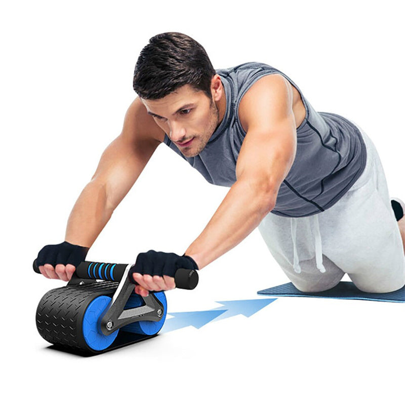 Exerceur abdominal à double roue pour femmes & hommes