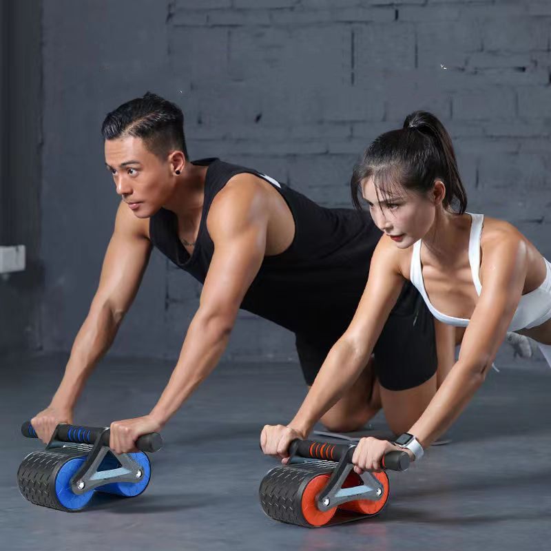 Exerceur abdominal à double roue pour femmes & hommes