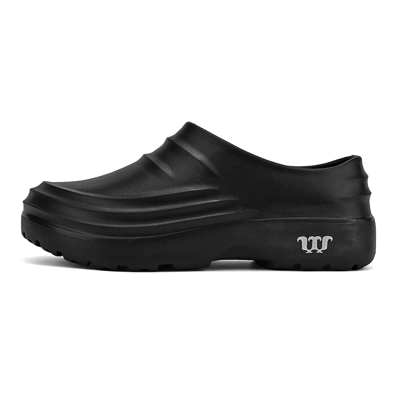 New men's chef shoes waterproof sandals men's work shoes anti slip classic garden shoes beach slippers