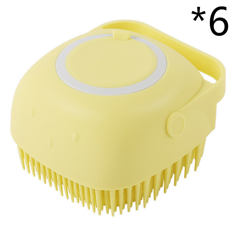 Gants de Massage et Brosse de Bain en Silicone pour Chiens et Chats