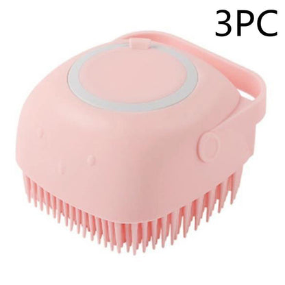 Gants de Massage et Brosse de Bain en Silicone pour Chiens et Chats
