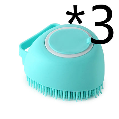 Gants de Massage et Brosse de Bain en Silicone pour Chiens et Chats