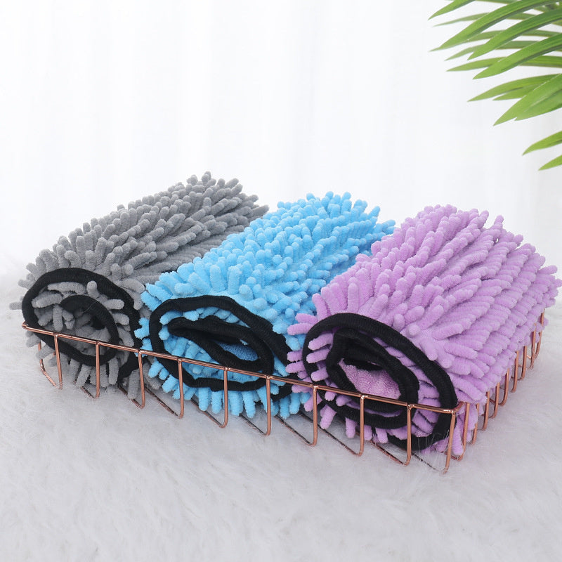 Serviette et Peignoir de Bain pour Chiens et Chats — Microfibre Ultra Absorbante