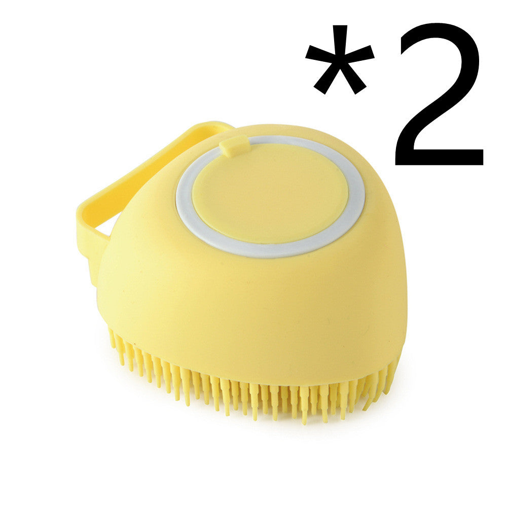 Gants de Massage et Brosse de Bain en Silicone pour Chiens et Chats
