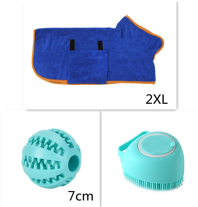 Gants de Massage et Brosse de Bain en Silicone pour Chiens et Chats