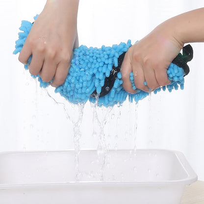 Serviette et Peignoir de Bain pour Chiens et Chats — Microfibre Ultra Absorbante