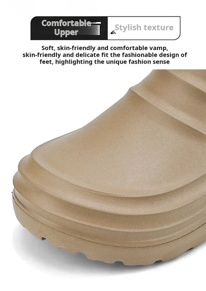Fashion Chef Shoes Anti Slip and Oil Proof Work Shoes Lazy Slippers Casual Trendy Slippers One Step Fashion Shoes Sports Shoes