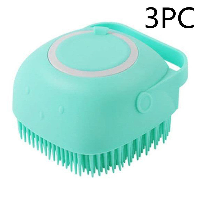 Gants de Massage et Brosse de Bain en Silicone pour Chiens et Chats