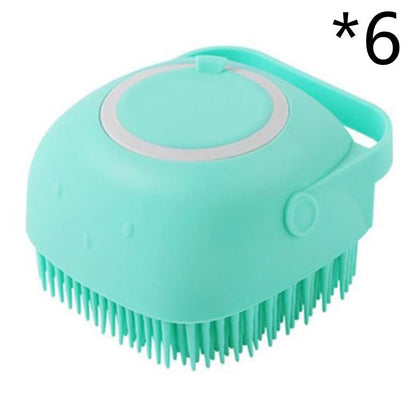 Gants de Massage et Brosse de Bain en Silicone pour Chiens et Chats