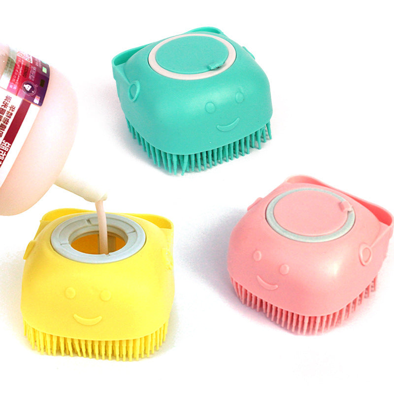 Gants de Massage et Brosse de Bain en Silicone pour Chiens et Chats