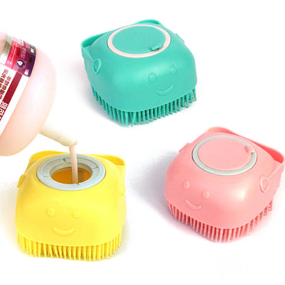 Gants de Massage et Brosse de Bain en Silicone pour Chiens et Chats