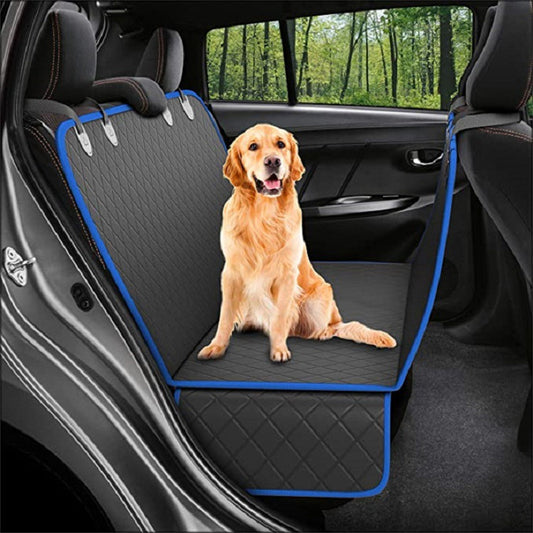 Housse de Siège Auto pour Chien avec Filet de Vue — Hamac de Transport Sécurisé