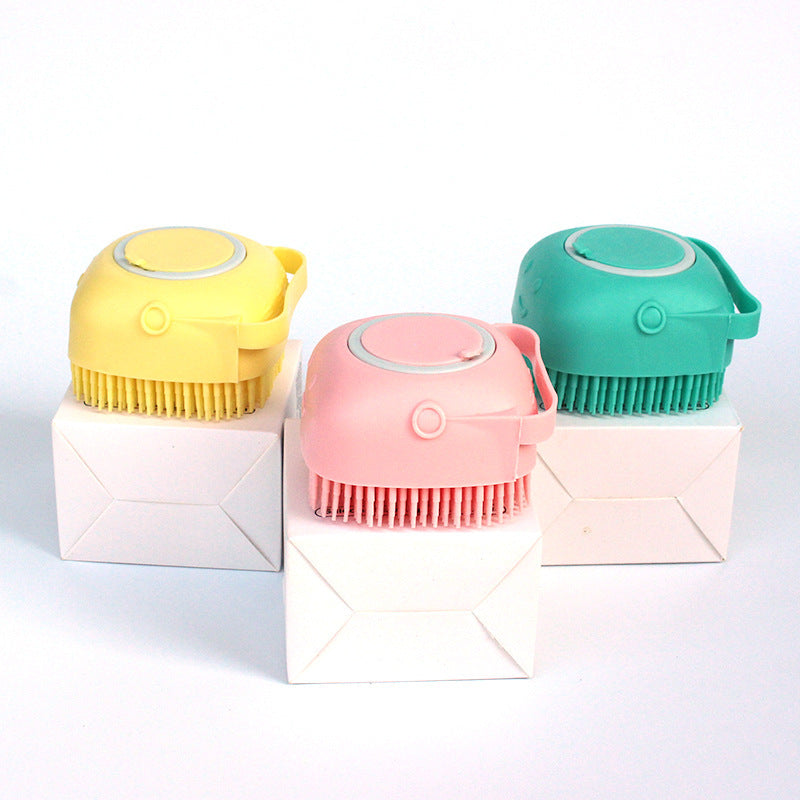 Gants de Massage et Brosse de Bain en Silicone pour Chiens et Chats